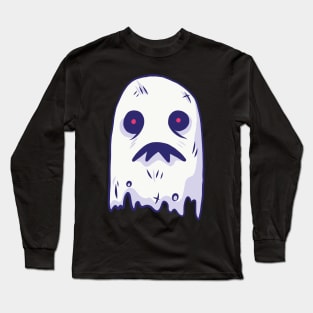 tattered ghost with red eyes Long Sleeve T-Shirt